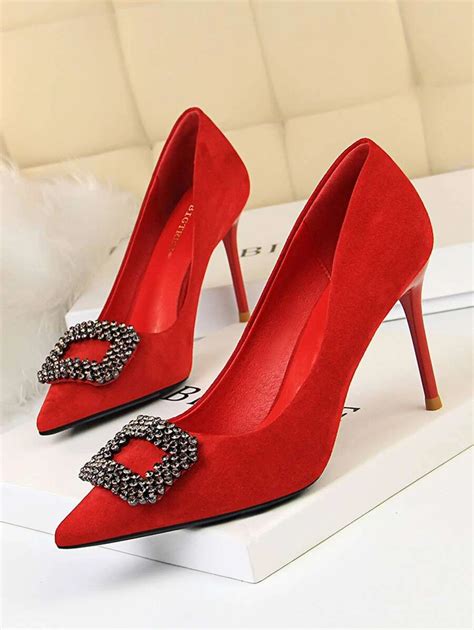 Buckle Decor Stiletto Court Heels | SHEIN South Africa