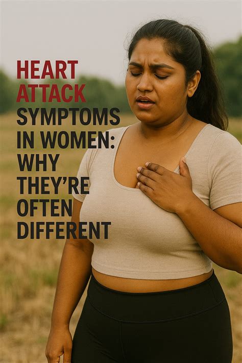 Heart attack symptoms in women: Why are they often different