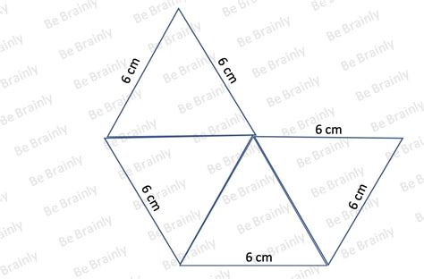 rakesh joins 4 equilateral triangle of. sides 6cm. find out the the ...