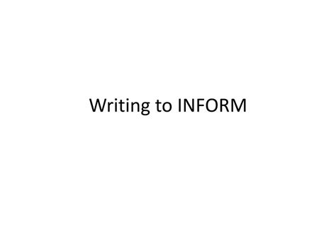 To Inform Short Text 的图像结果