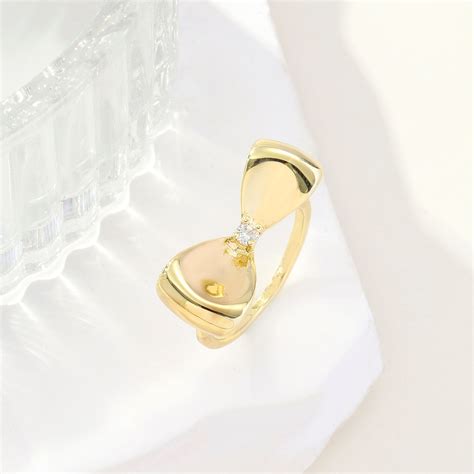Gold-Plated Bow Studded Ring | Salty – Salty Accessories