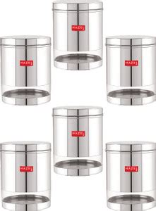 HAZEL Steel Grocery Container - 2200 ml Price in India - Buy HAZEL ...