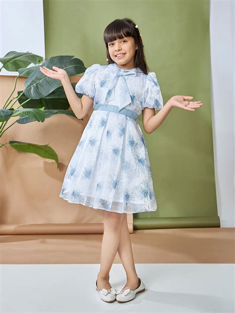 Girls Printed Dress 19347 | Peppermint