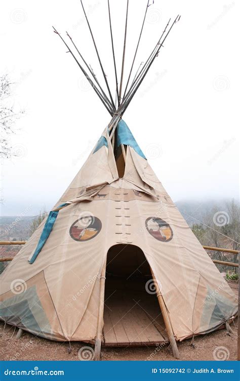 A Native American Teepee stock photo. Image of heritage - 15092742