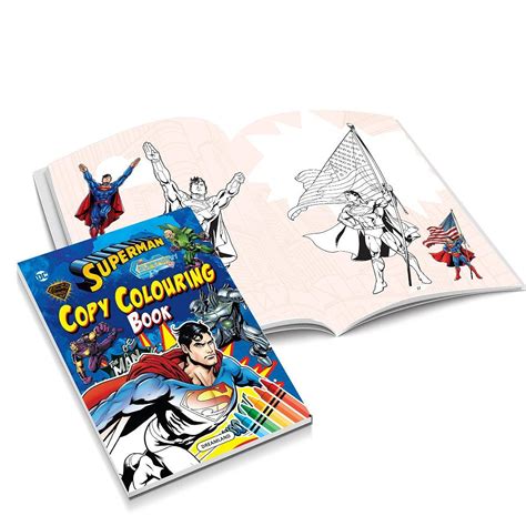 Buy Dreamland Superman Copy Colouring and Activity Books Pack - A ...