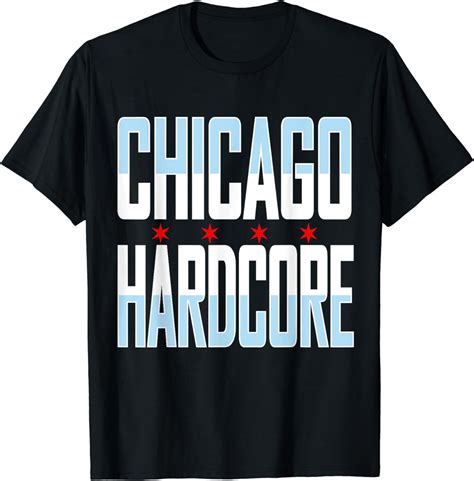 House Music Festival - Chicago Flag Hardcore House Music T-Shirt ...