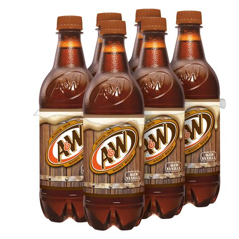 A&W Root Beer Caffeine Free Soda 6 pk Bottles - Shop Soda at H-E-B