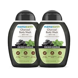 Buy Mamaearth Charcoal Body Wash With Charcoal & Mint for Deep ...