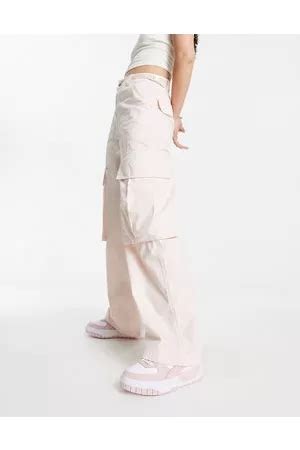 Buy Pull&Bear Cargo Trousers online - Women - 12 products | FASHIOLA.in