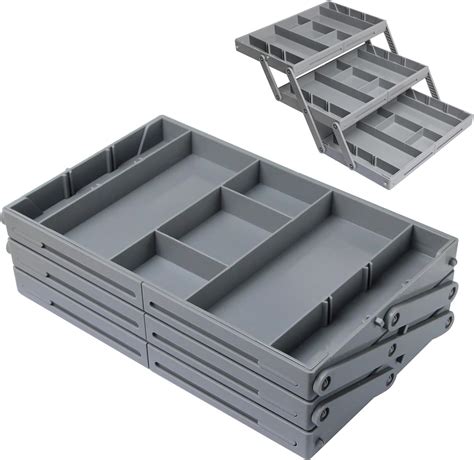 SHIKSHA PATRI Plastic 3 Tier Multi Level Collapsible Expandable Desk ...