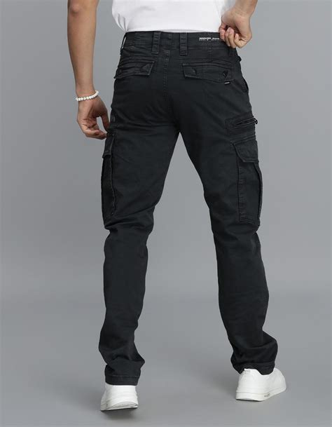 Dk Slate Regular Fit Cargo Pant – ROOKIES
