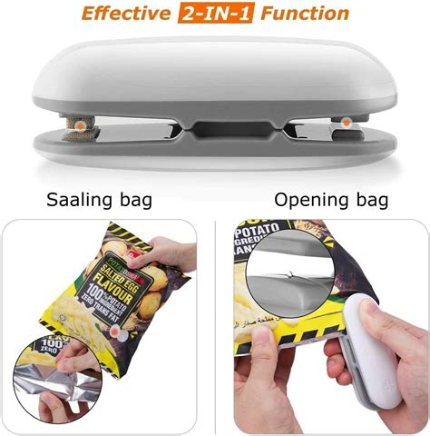 Buy Mini Bag Sealer, Portable Heat Vacuum Sealers Plastic Sealer, Chip ...