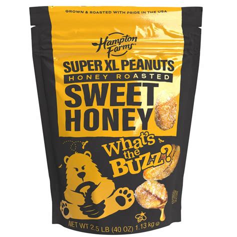 Hampton Farms Honey Roasted Peanuts (2.5 lb) Delivery or Pickup Near Me - Instacart