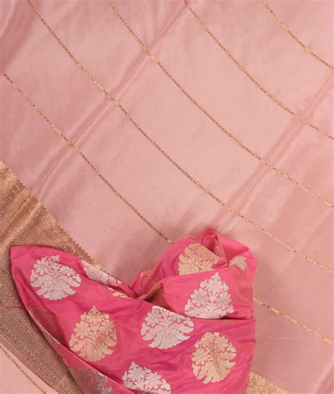 Buy Light Pink Mysore Silk Saree T369359