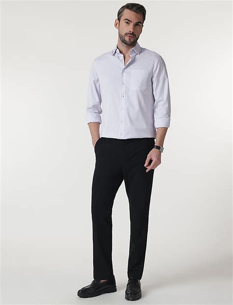 Buy Pure Cotton Self Design Full Sleeves Shirt at Marks & Spencer