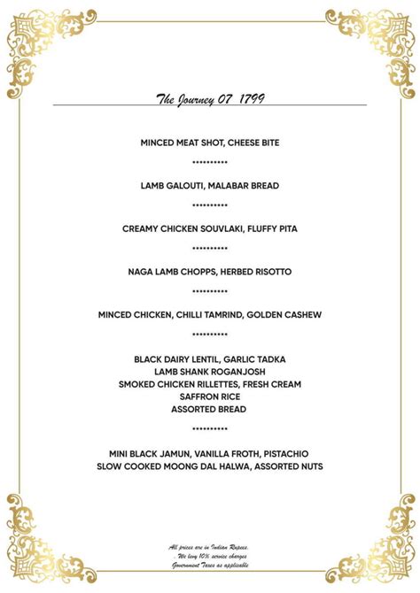 Noon Mirch Menu, Menu for Noon Mirch, Indirapuram, Ghaziabad, Delhi NCR