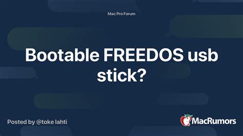 Image result for FreeDOS Bootable USB