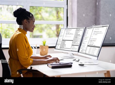 Image result for African Woman Coding at Computer