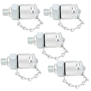 5Pcs Hydraulic Testing Adapter Testing Coupling Adapter for Hydraulic ...