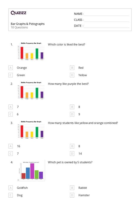 50+ Pictographs worksheets for 3rd Class on Quizizz | Free & Printable