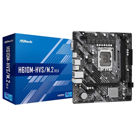 ASRock H610M-HVS/M.2 R2.0 - Motherboard - LDLC