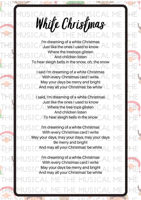 Christmas Carols Lyrics Sheets - Schools Music Market