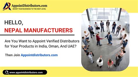 Hello, Nepal Manufacturers: Are You Want to Appoint Verified ...