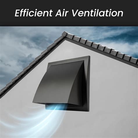 Repa Market 4 Inch Exhaust Hood Vent with Rain Cover, Black, India | Ubuy