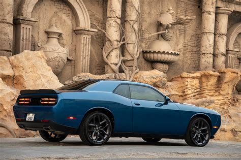 Rent Dodge Challenger Blue in Dubai - Sportscars - Octane.Rent