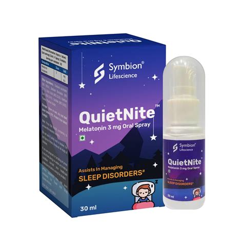 QuietNite Melatonin 10mg Spray | Natural Melatonin | For Good Sleep ...