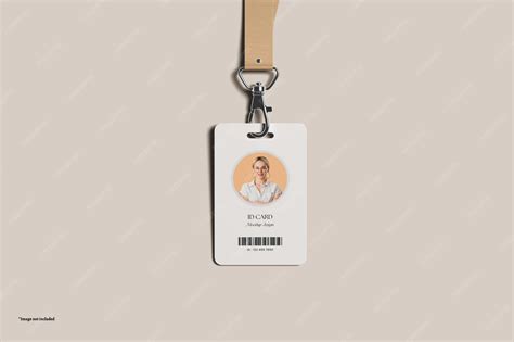 Premium PSD | Id card mockup