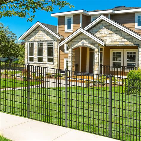 Amazon.com : Toolterritary 15 Panels No Dig Garden Fence with Gate, 40 ...