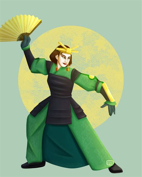 Leader of the Kyoshi Warriors by r3allybadusername on DeviantArt