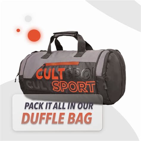 Shop Duffle Bag with Shoe Compartment Duffel bags online at 1035 ...