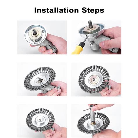 Steel Wire Grass Trimmer Heads Tray Brush Cutter Rotary - 6in– UNIQKART