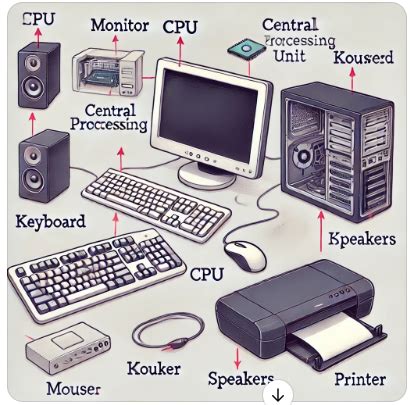 Draw a Computer and Label It 的图像结果