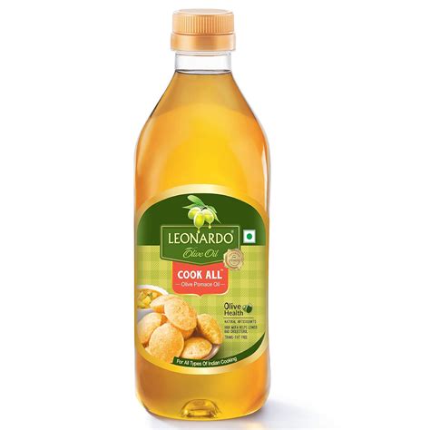Leonardo Pomace Olive Oil, 1L Bottle | Premium Olive Oil For Daily ...