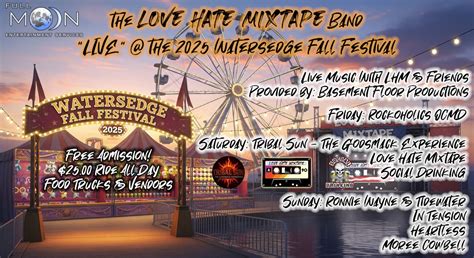 Watersedge Fall Festival 2025! Carnival Rides & Live Music w/ LHM ...