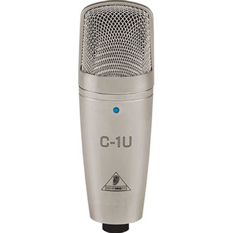 Behringer C1U USB Condenser Microphone (Unidirectional, Silver ...