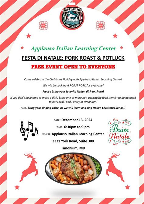 1st Annual Christmas Celebration & Potluck (FREE FOOD + SINGING ...