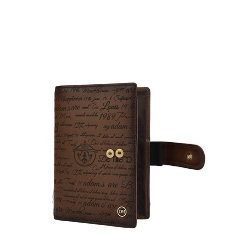 Signato Leather Passport Case - Cognac – Da Milano
