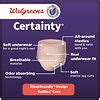 Walgreens Certainty Women's Overnight ComfortLux Underwear Large ...