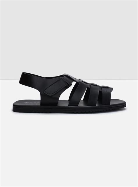 Buy Men Solid Strappy Open Toe Sandals Online at just Rs. 999.0 ...