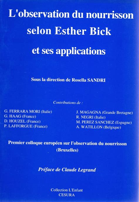 Amazon.in: Buy Observation du nourrisson/bick Book Online at Low Prices ...