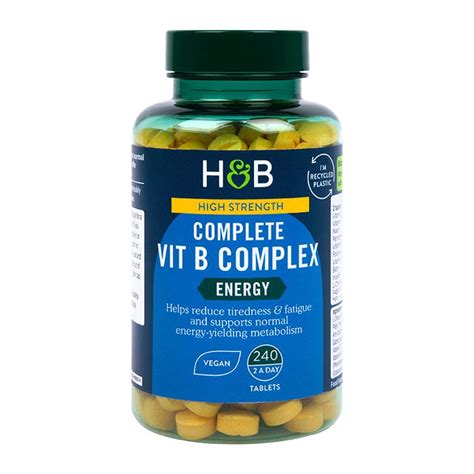 H&B High Strength Complete Vit B Complex 240 Tablets |Holland & Barrett