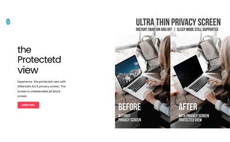 StillerSafe For 14 Inch Screen Privacy Screen + Eye Protection ALCS ...