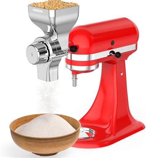 Amazon.com: All Metal Grain Mill Attachment for KitchenAid Stand Mixer ...
