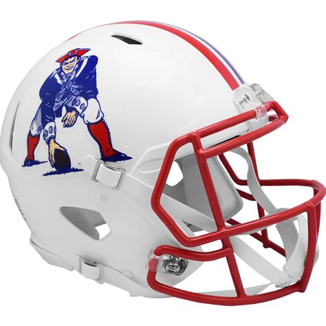 Patriots Throwback Helmet Patriots Will Wear Red ‘Pat Patriot'