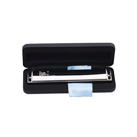 Blueberry R-2406 Advanced Tremolo Harmonica - 24 Holes 48 Tones C Key ...
