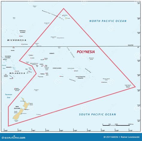 Vector Map Of The Pacific Island Region Of Polynesia | CartoonDealer ...